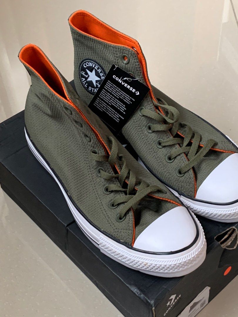 Army green chuck taylors sale
