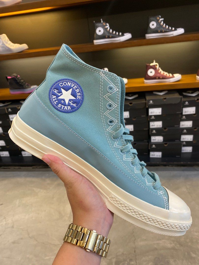 Teal converse mens store