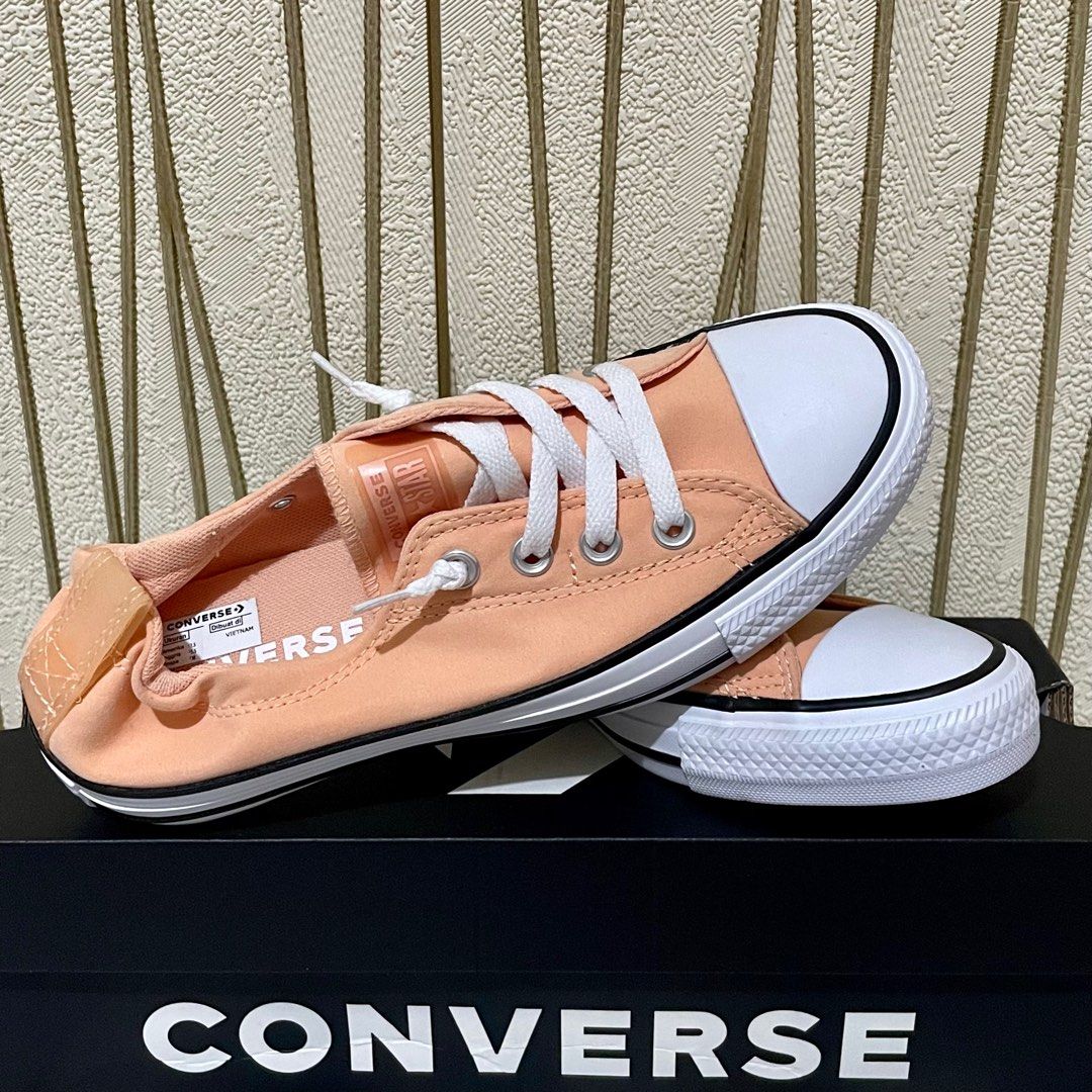 Converse shoreline peached canvas shop