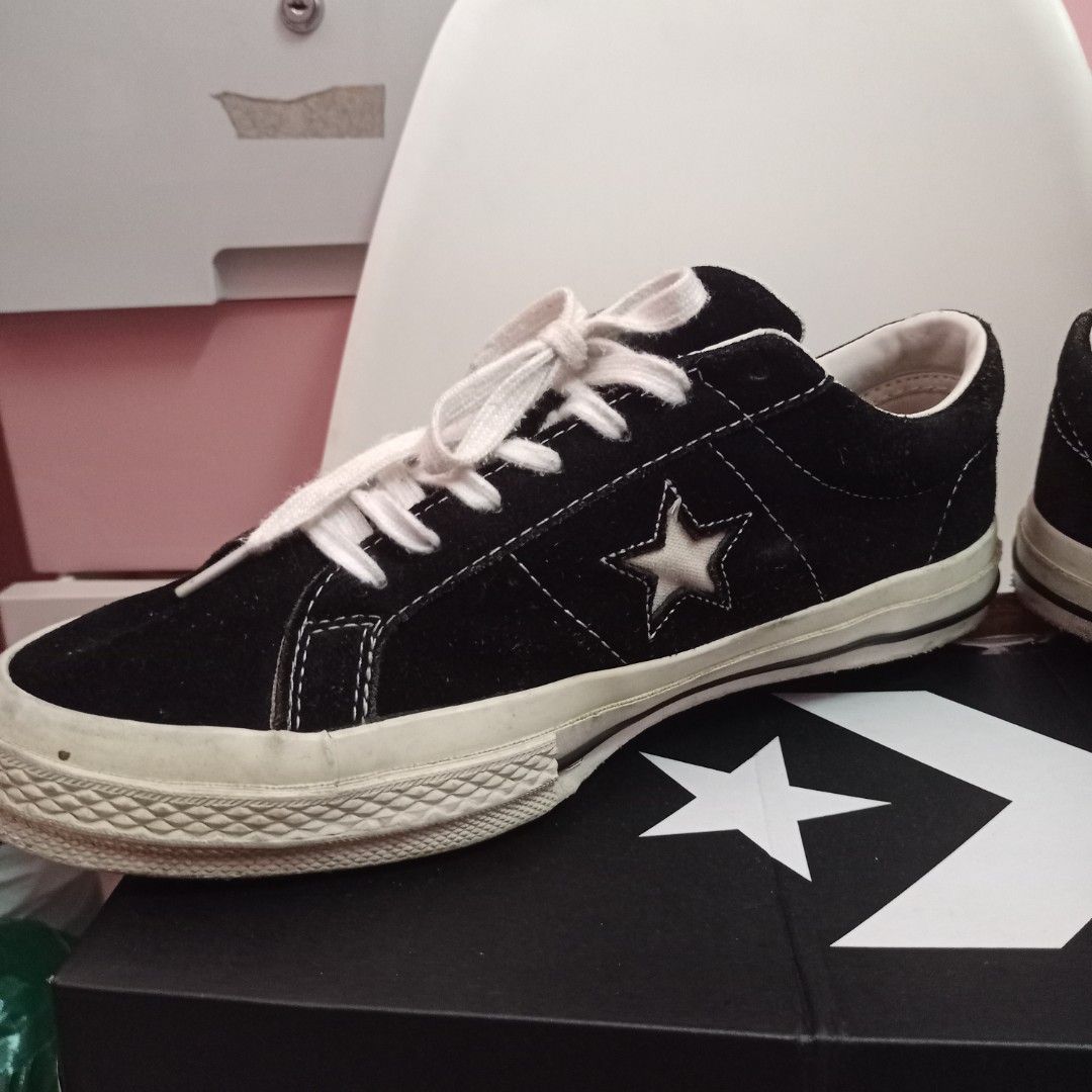 CONVERSE ONE STAR BLACK Men s Fashion Footwear Sneakers on