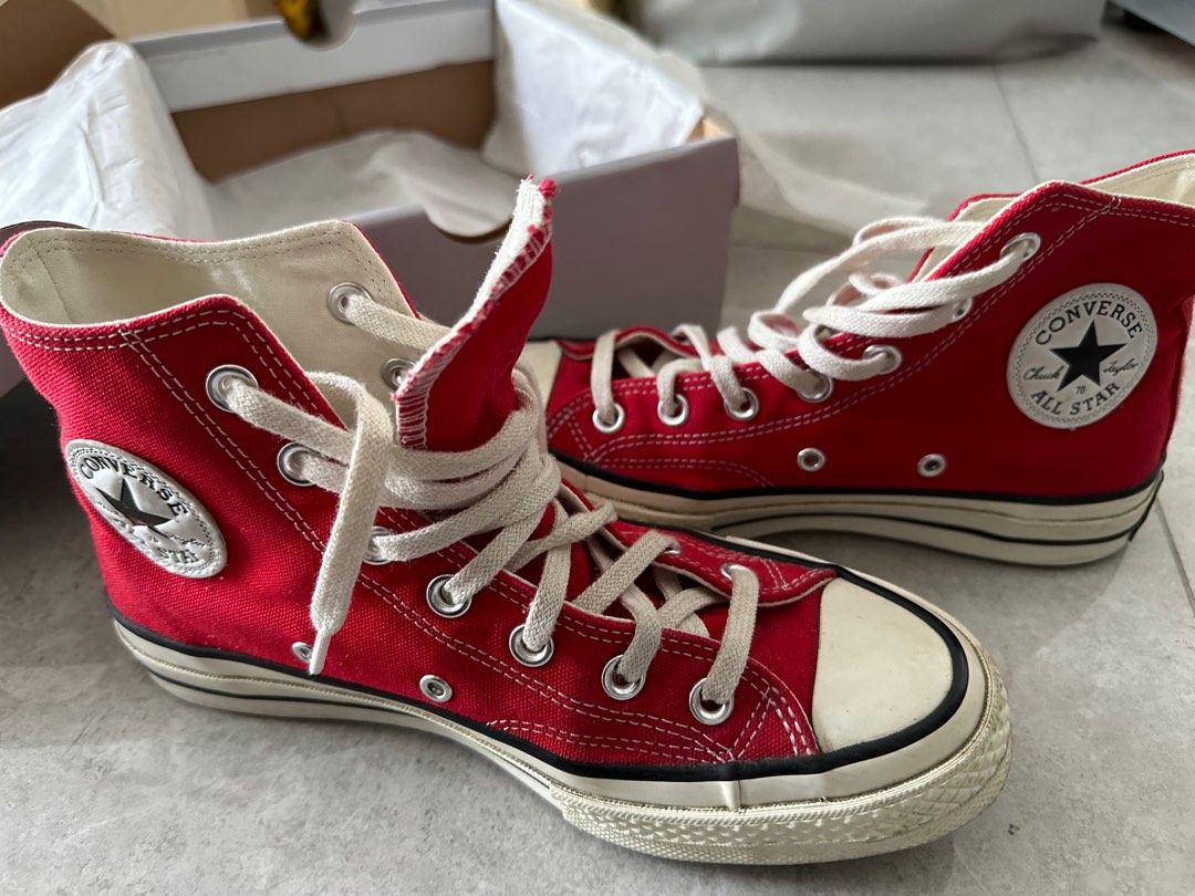 Red converse on hot sale sale womens