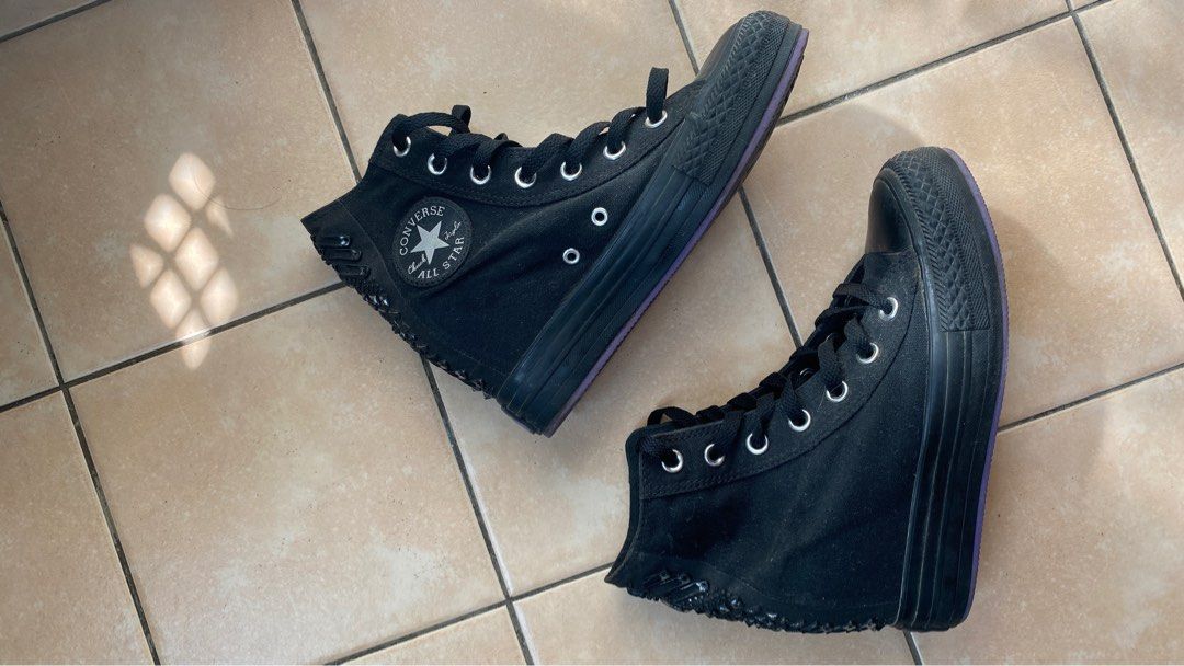 Converse Wedge Sneakers Women s Fashion Footwear Sneakers on