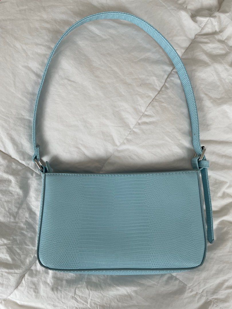 COTTON ON baby blue baguette bag