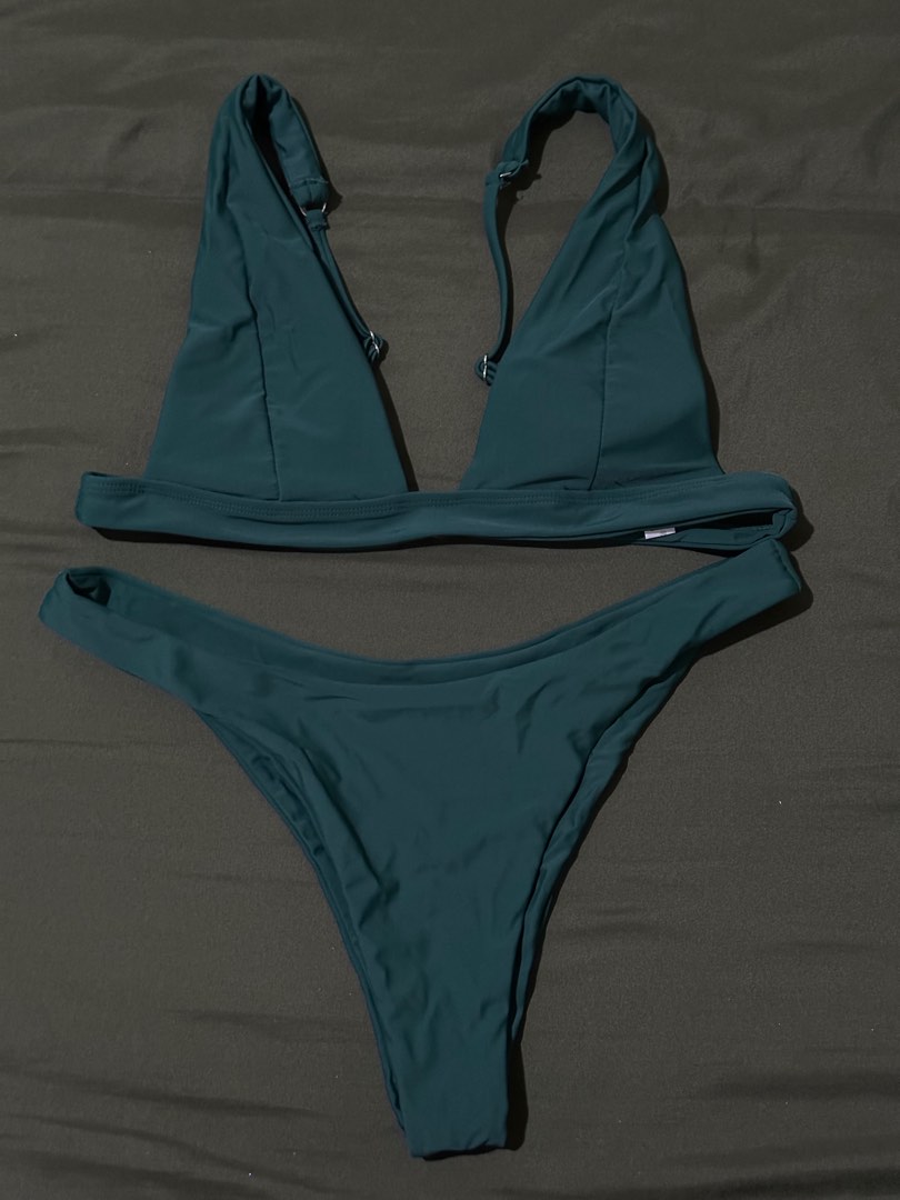 Dark Green Bikini on Carousell