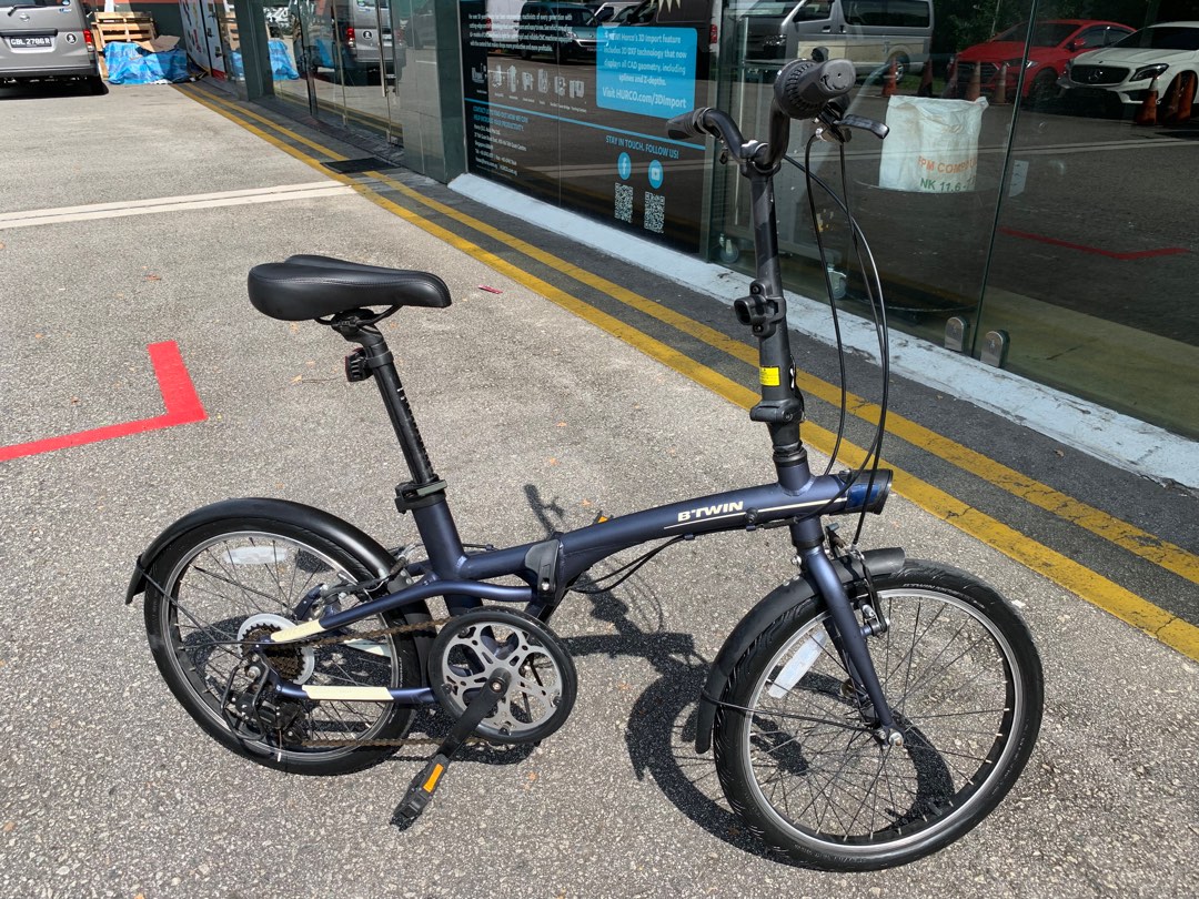 Decathlon BTwin Tilt 500 (Blue), Sports Equipment, Bicycles & Parts ...