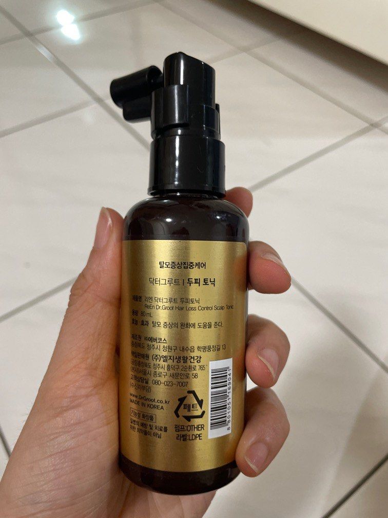 Dr Groot Hair loss control scalp tonic, Beauty & Personal Care, Hair on