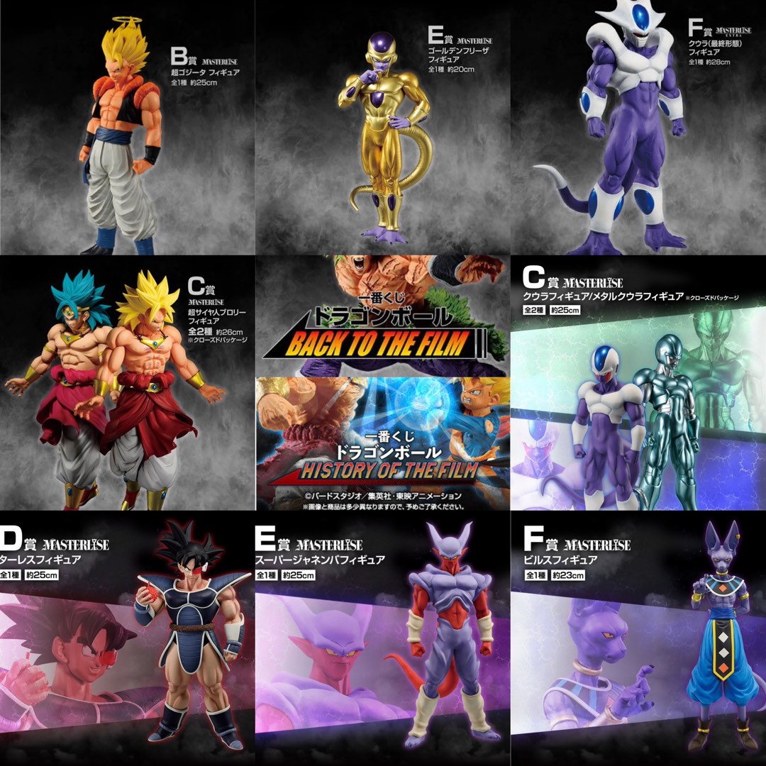 Dragon Ball Ichiban Kuji Back To The Film MASTERLISE Golden Frieza