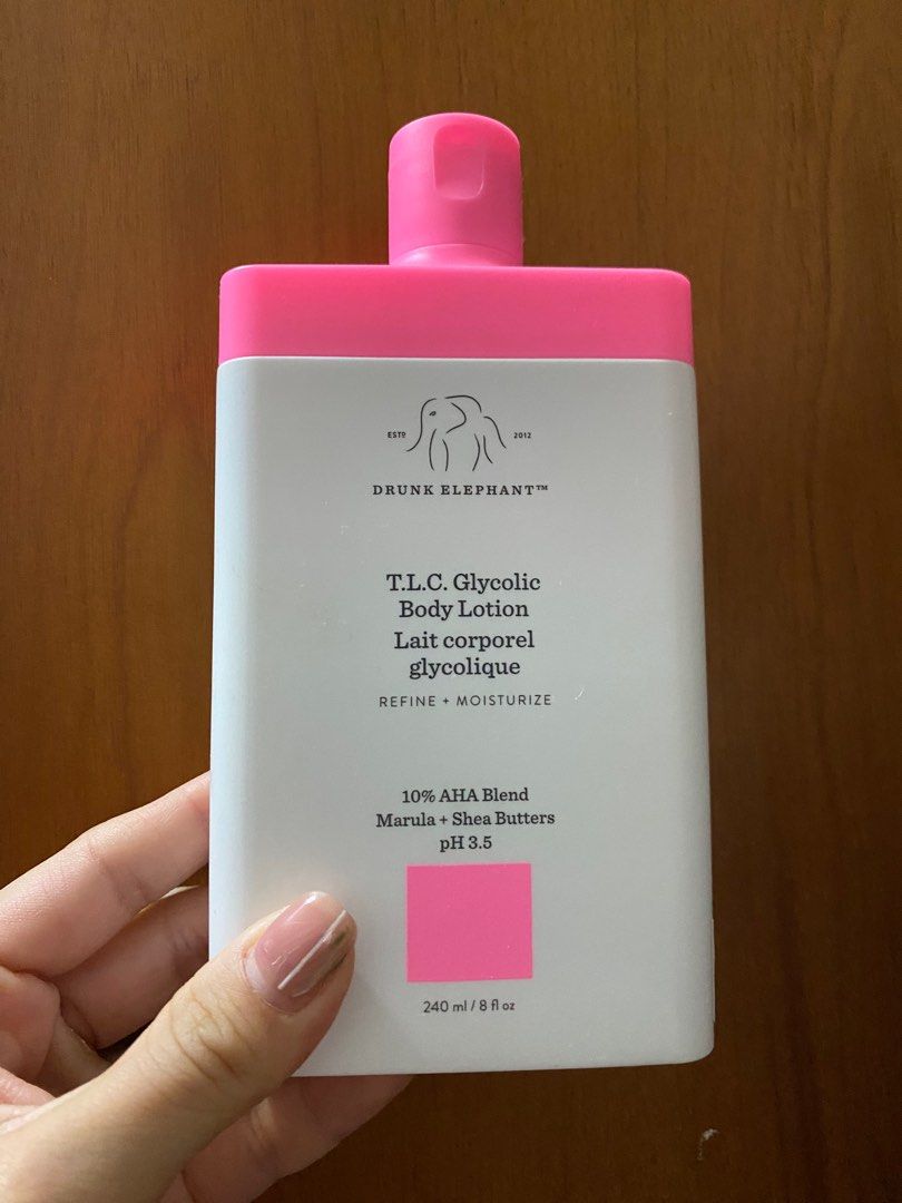 Drunk Elephant TLC glycolic body cream lotion, 美容＆化妝品, 沐浴＆身體護理, 沐浴及身體護理