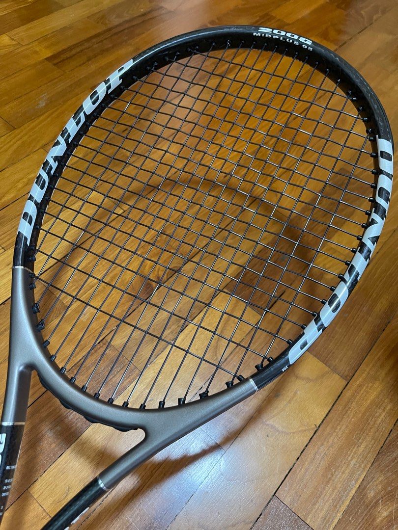 Dunlop 200G Muscle Weave Tennis Racket, Sports Equipment, Sports ...
