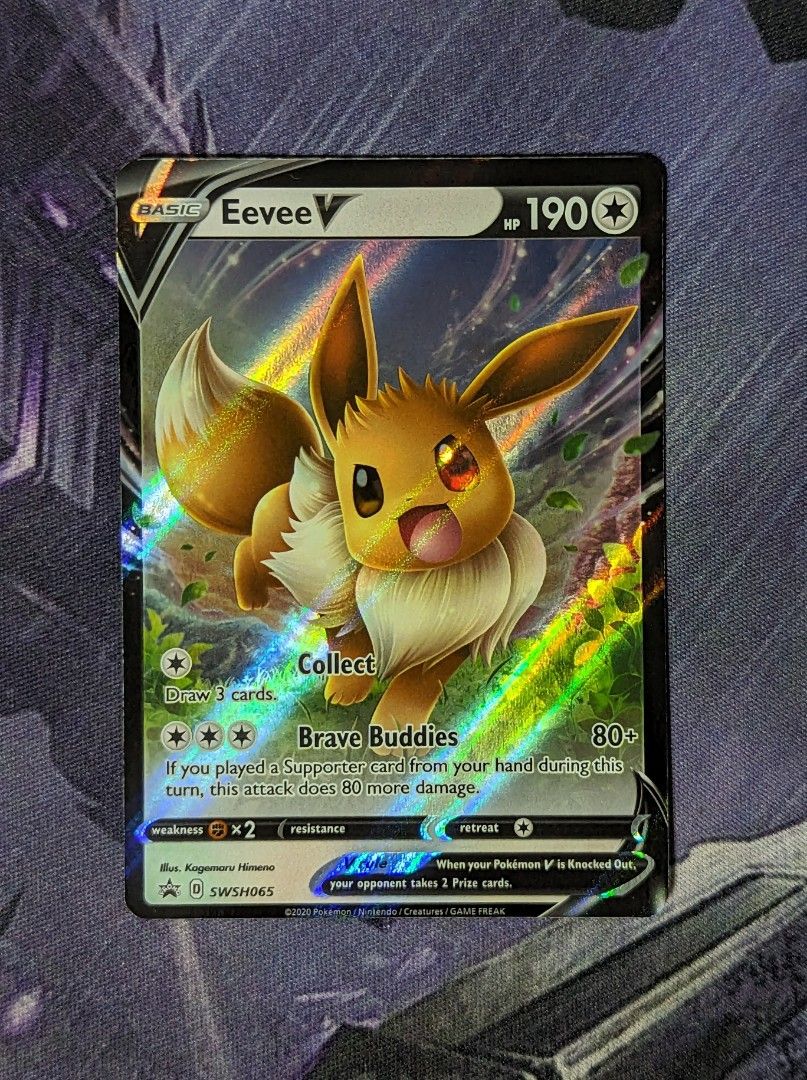 Pokemon EEVEE EVOLUTION V PROMO Complete SWSH 9 Card Set (NM/M