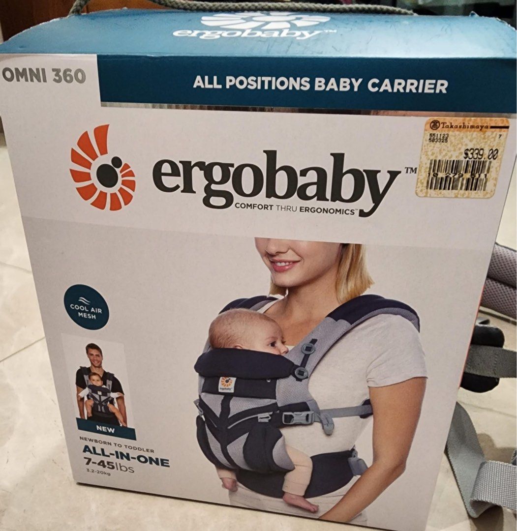 Ergobaby 360 cool air sales carbon grey