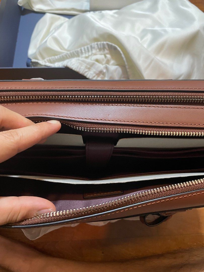 Faire leather co bond allpurpose briefcase, Men's Fashion, Bags