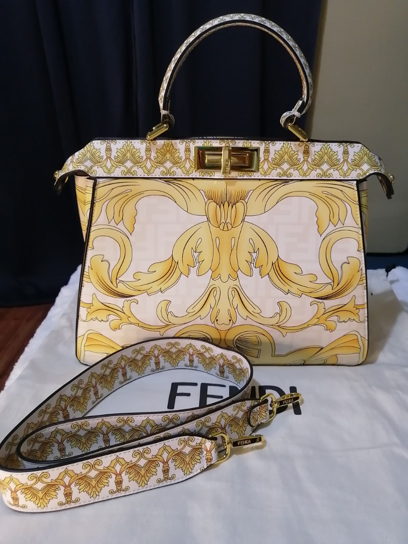Fendace Peekaboo (Fendi collab Versace) 2way Bag on Carousell