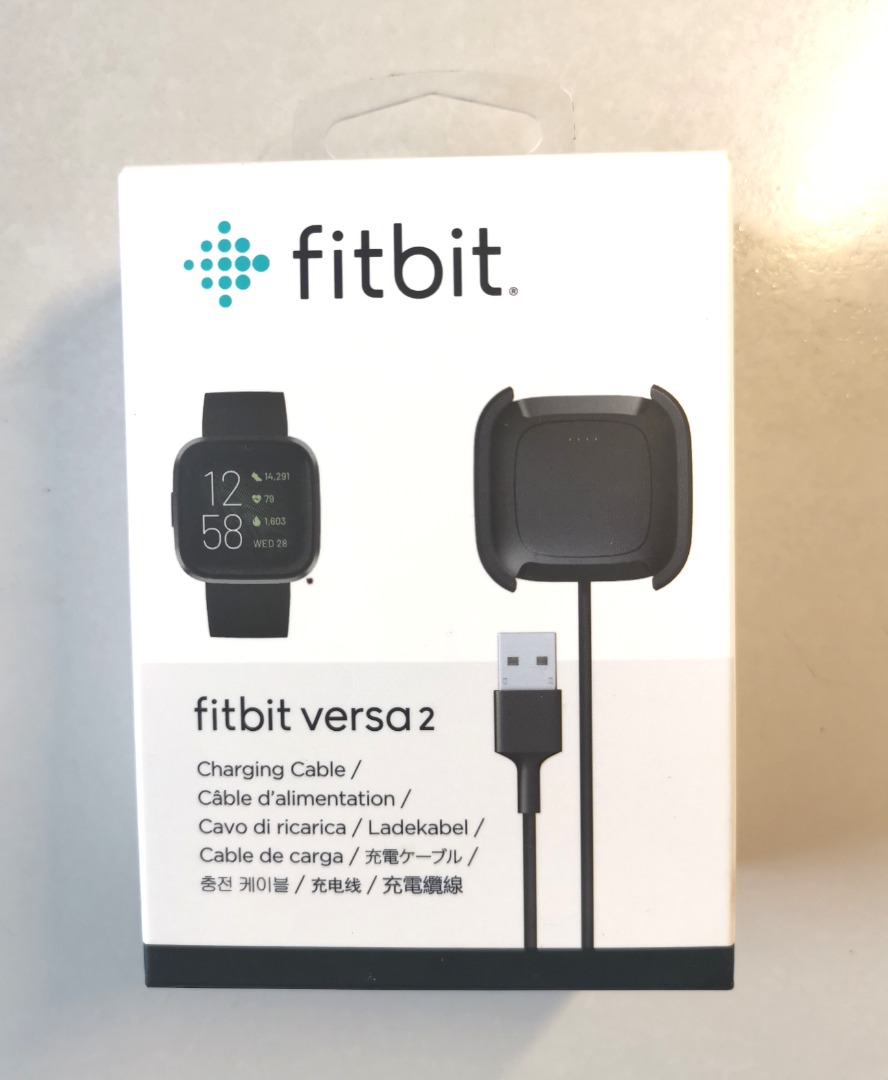 Fitbit versa 2 charger original, Mobile Phones & Gadgets, Wearables ...