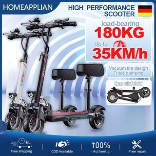 Foldable Electric Scooter Biker, Adult Electric Scooter  35km/h All Aluminum Alloy Mini Scooter at 81% off!