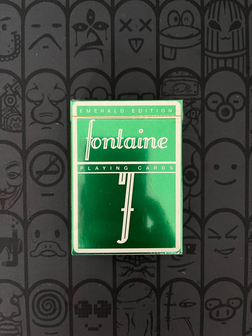 Fontaine Emerald Playing Cards, 興趣及遊戲, 玩具& 遊戲類- Carousell