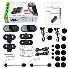 FreedConn TCOM-VB 2 x Bluetooth Headset for Motorcycle, Intercom, Noise