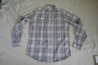 Gap Longsleeve shirt poplin pewter gray - medium polo