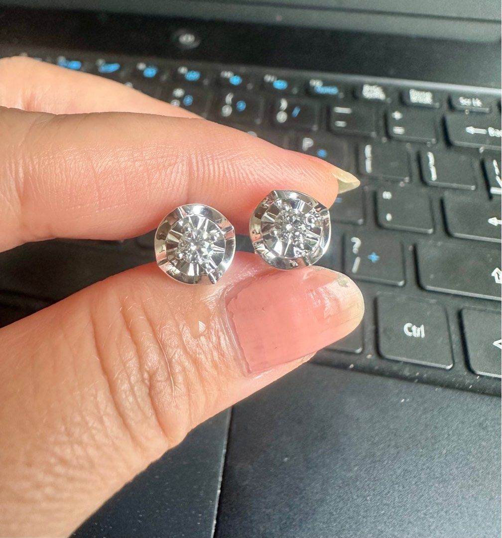 GIA I color VVS1 Excellent Diamonds Earrings Women s Fashion