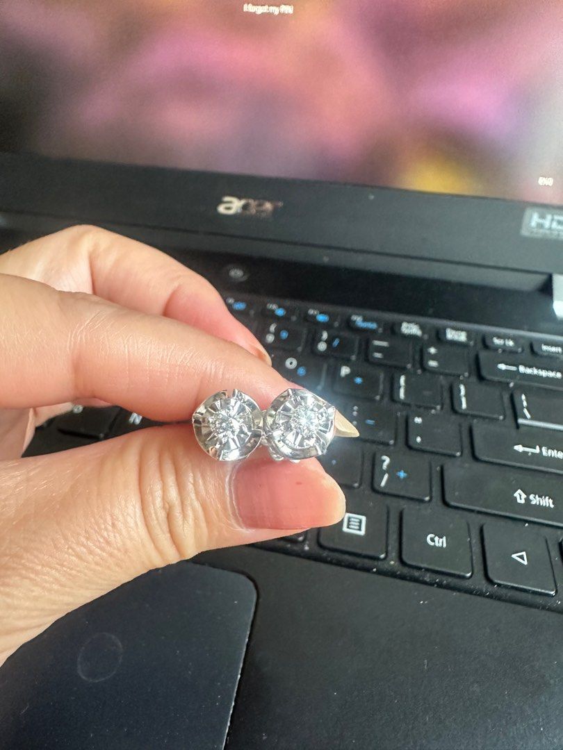 Vvs1 diamond best sale earrings for sale