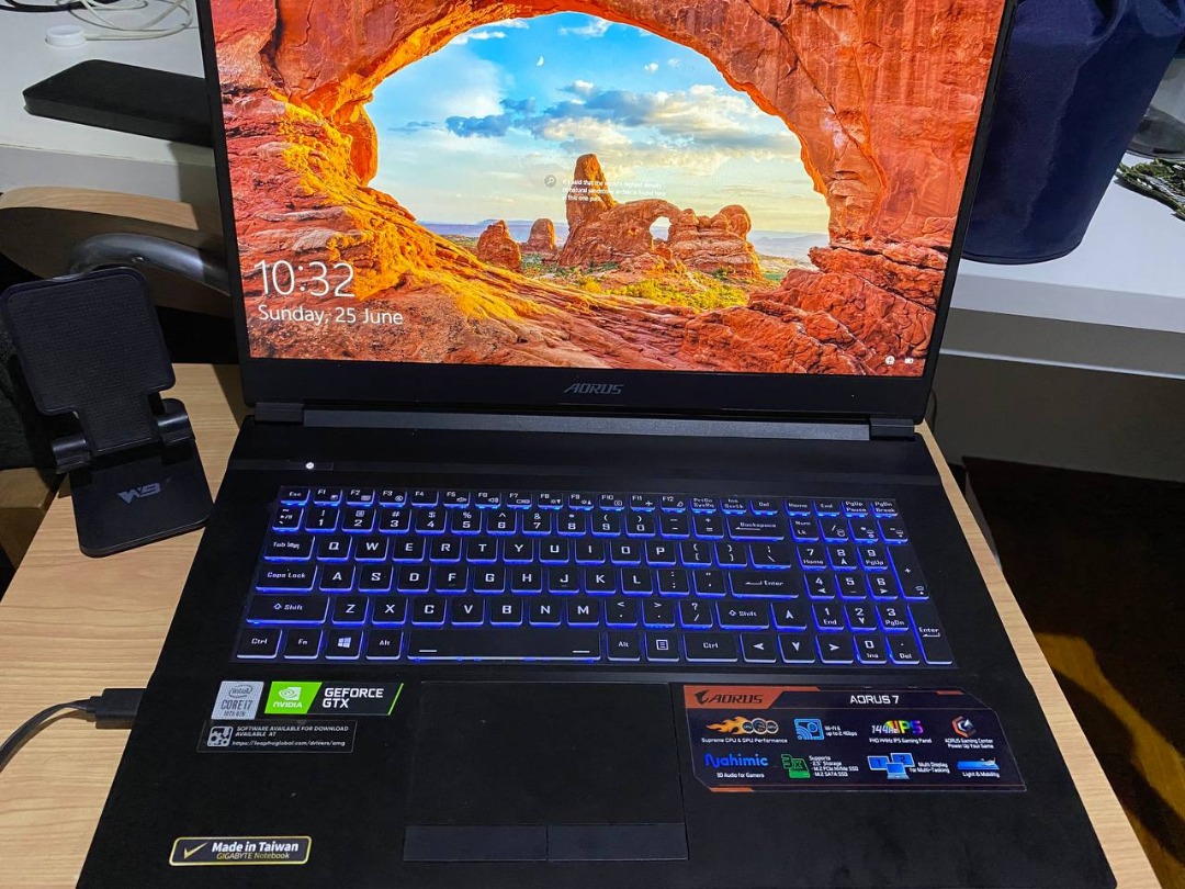 Gigabyte Aorus 7 SB Gaming Laptop, Computers & Tech, Laptops ...