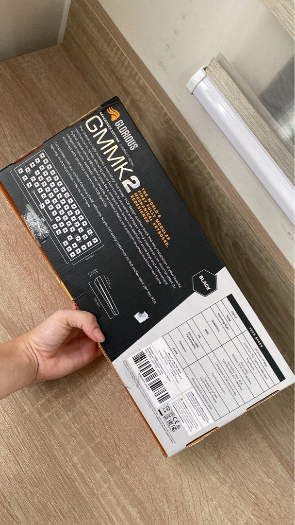 Glorious GMMK 2 Barebones 65% (Category: Computer Keyboard) located in Bacoor. Submitted by lasierea (Listing ID 1239339488, Image 2). Description: Glorious GMMK pro 2 barebones 65% - 2,000 Retails for 3,400. Bought in data blitz Minor issue: no stand na yung sa right side as seen sa picture pero honestly you don’t really need it. Naturally shaped sya na naka angat para di mangalay hands mo & around 1inch lang naman dinadagdag nun. Other than tha
