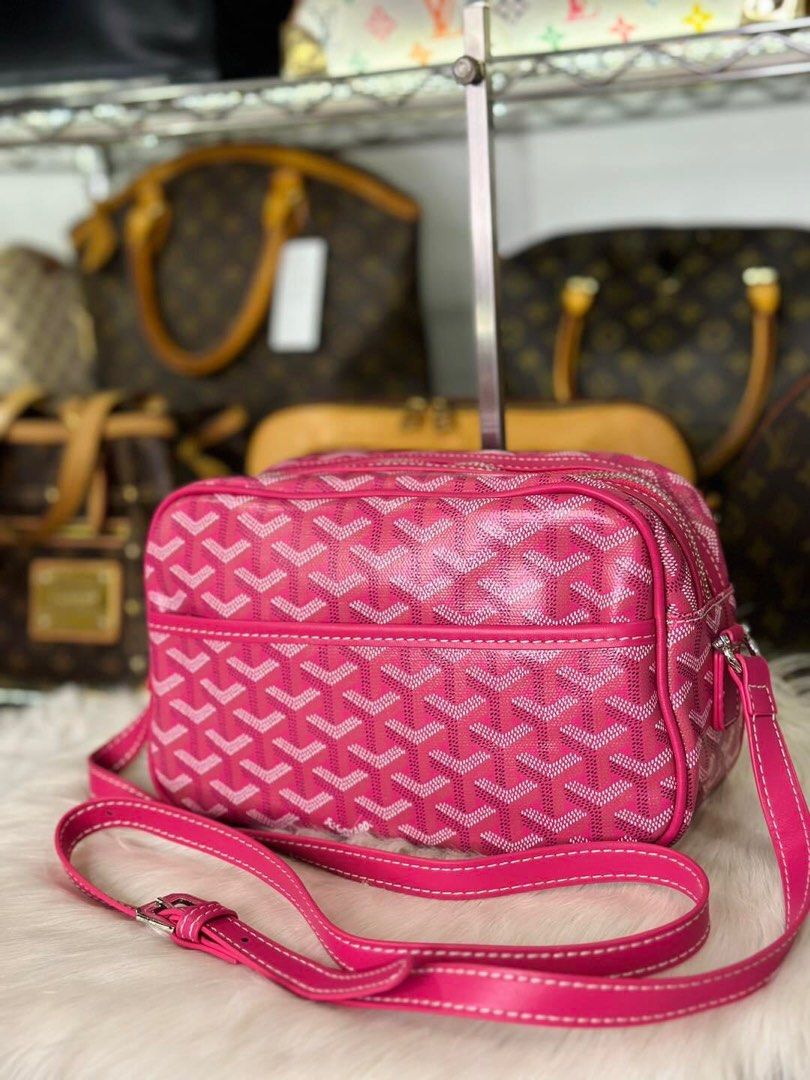 Preloved hot pink goyard, Luxury, Bags & Wallets on Carousell
