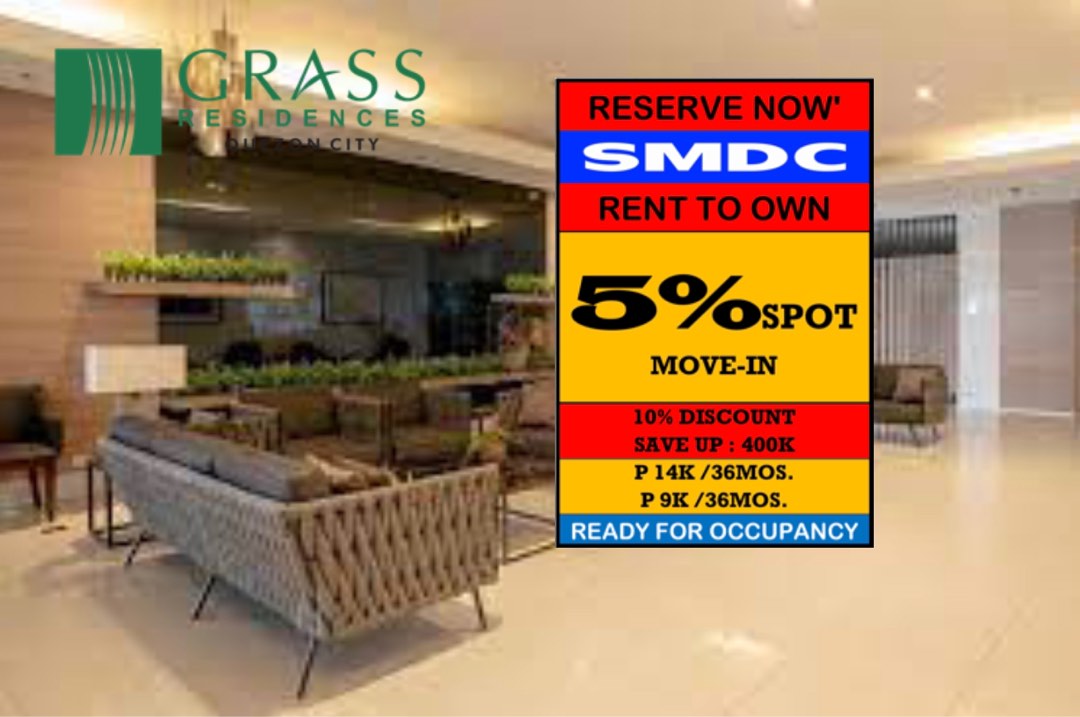 GRASS RESIDENCES Condo for Sale in SM North Edsa , Quezon City Near in
