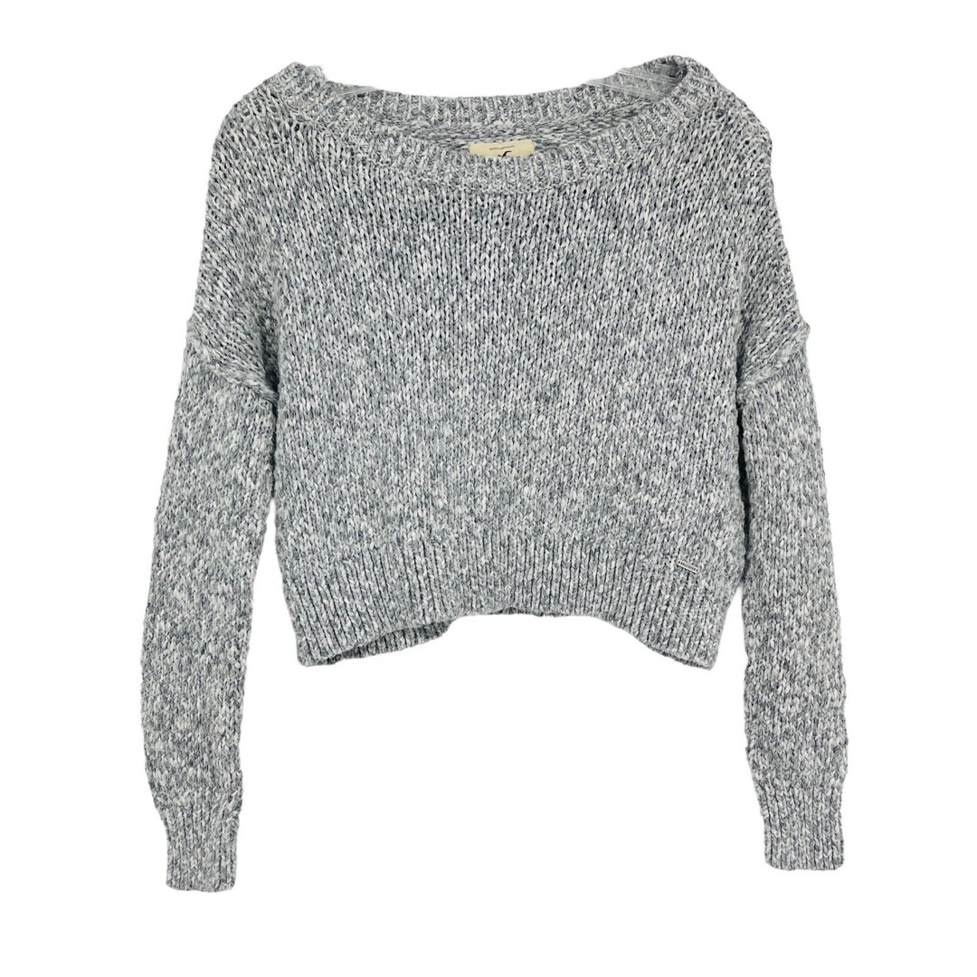 White crop clearance top sweater