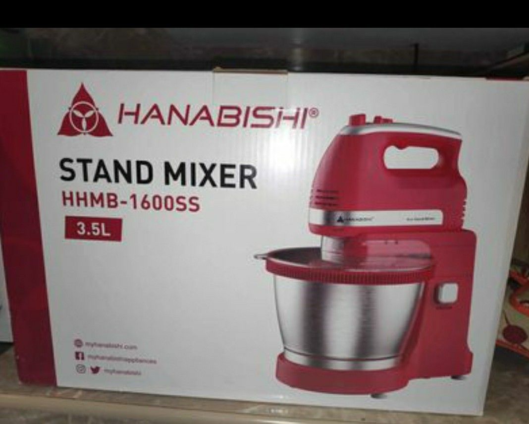 Hanabishi Stand Mixer 3.5L, Furniture & Home Living, Kitchenware & Tableware, Bakeware on Carousell
