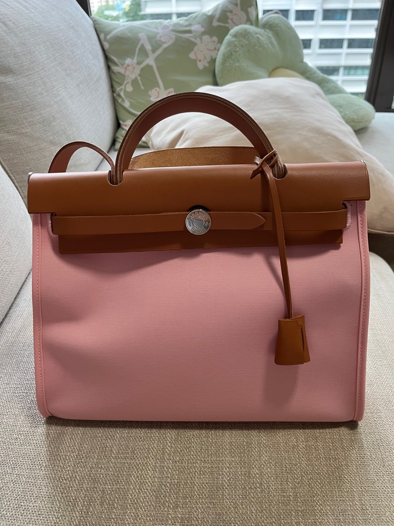 [Fast deal] Hermes Herbag 31 sakura color, Luxury, Bags & Wallets on ...