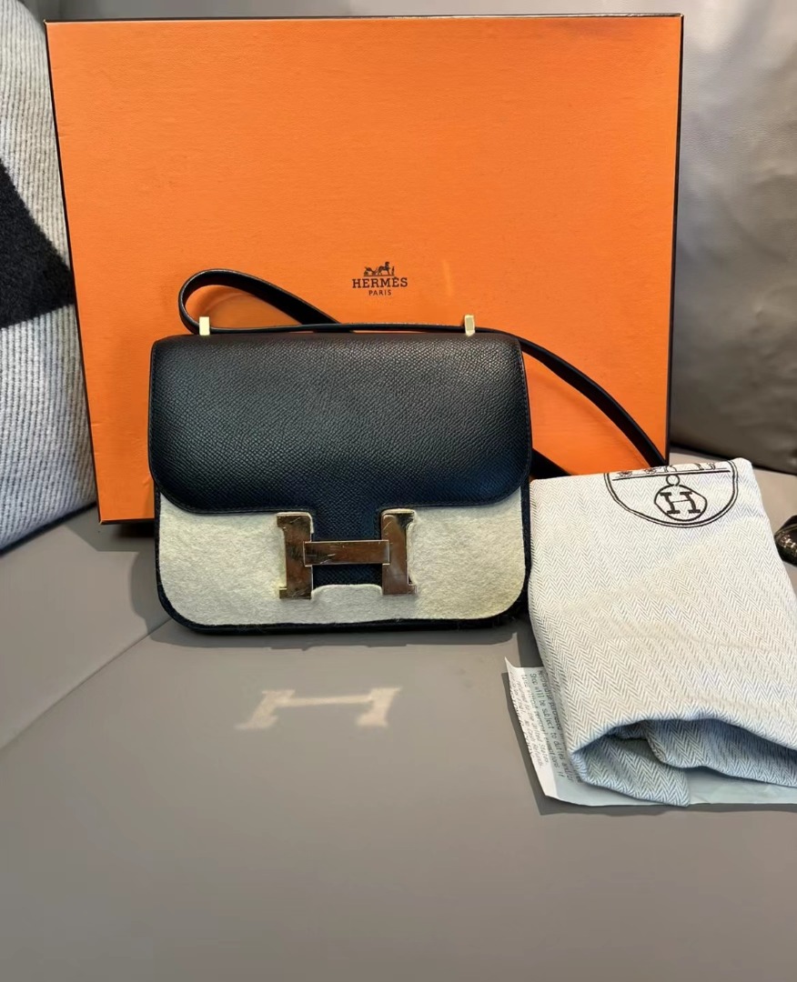 Hermes Kangkang black rose gold 19 purchased in the United States ...