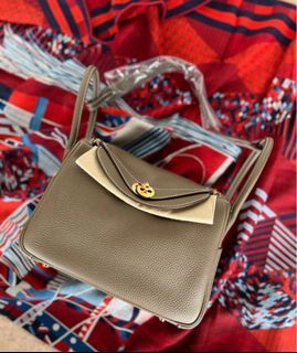 Hermes L26 Vermillon Taurillon Clemence Ghw B