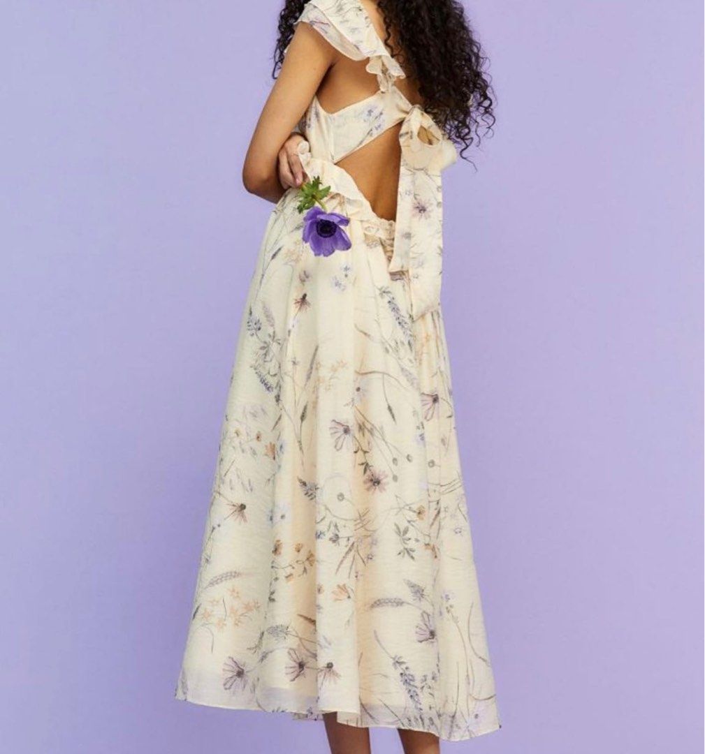 H and m flounced dress shop