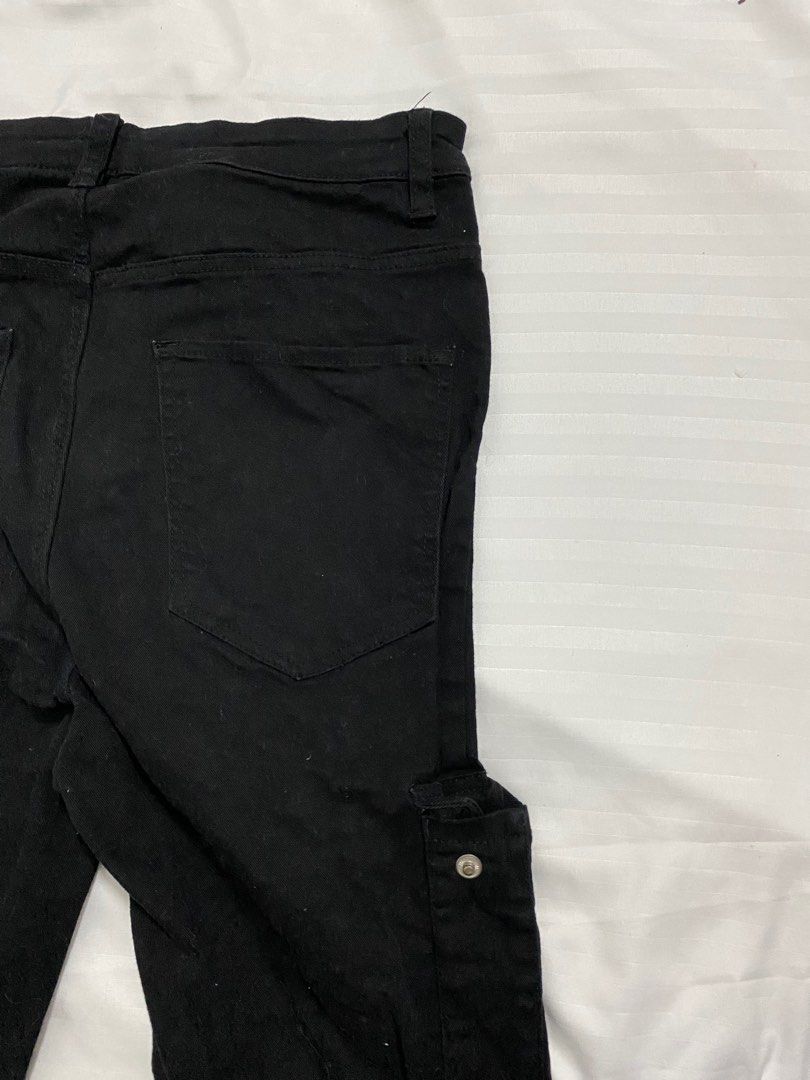 H&M Skinny Cargo Pants, Women's Fashion, Bottoms, Jeans on Carousell