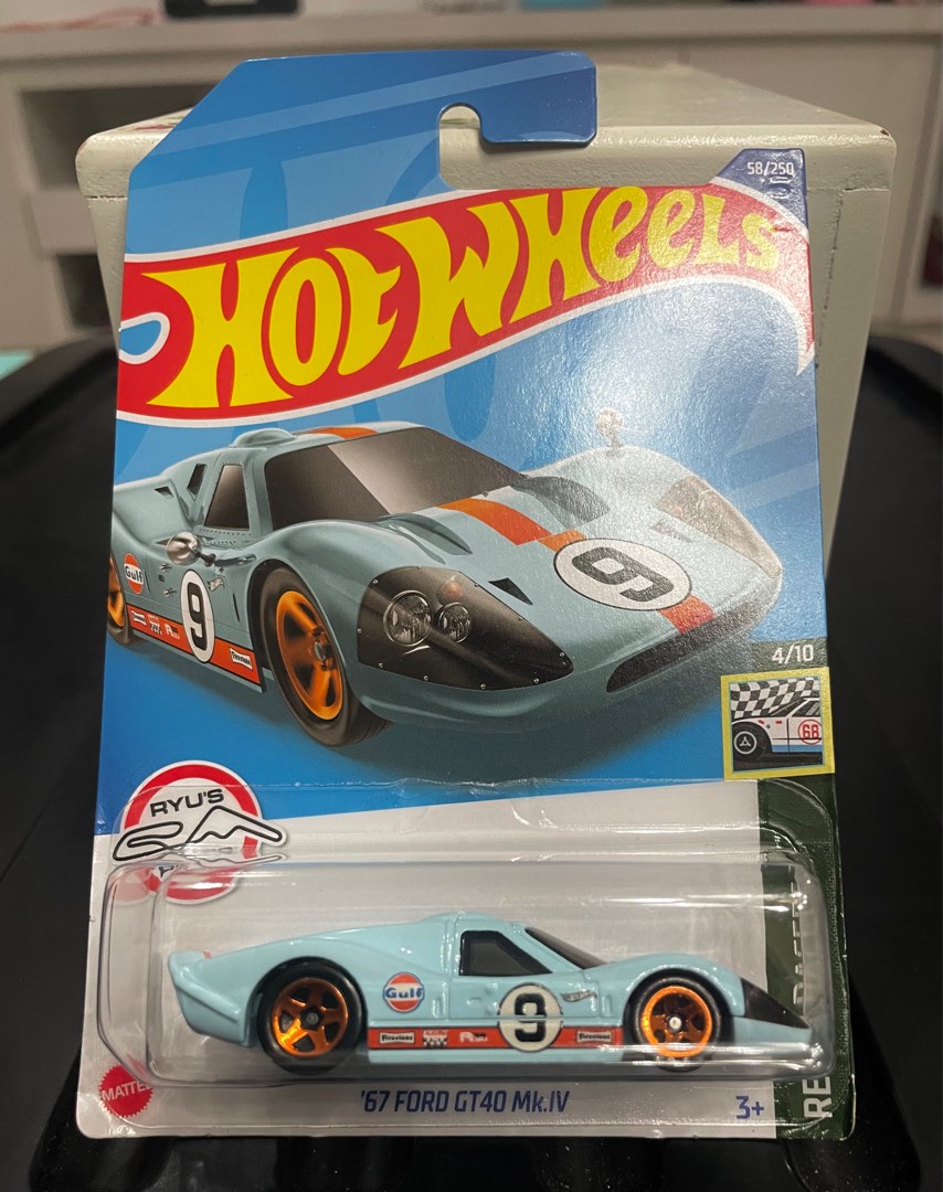 Hotwheels 67 Ford Gt40 Mk.Iv, Hobbies & Toys, Toys & Games On Carousell