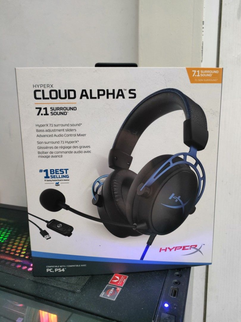 Jual Cepat HyperX Cloud Alpha S 7.1 Surround Sound Gaming Headset