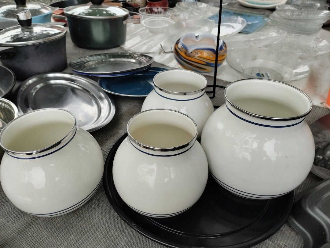 IKEA Enamel Jar, Furniture & Home Living, Kitchenware & Tableware, Food