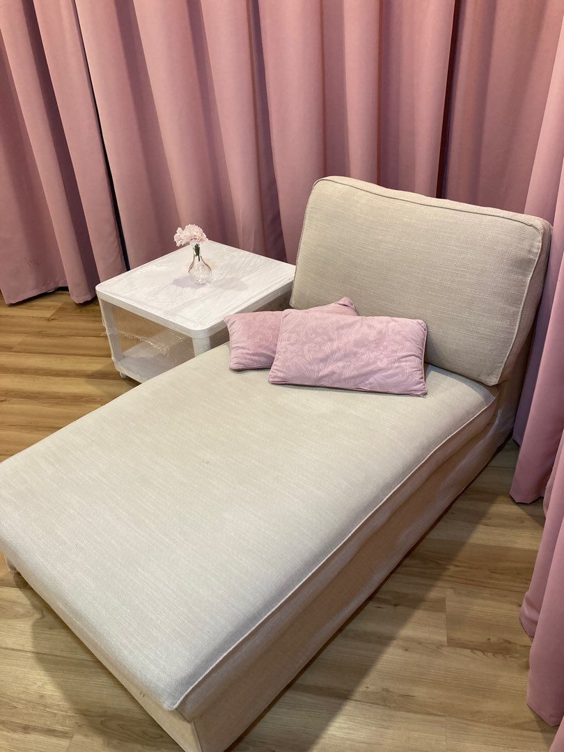 Pink chaise lounge ikea hot sale