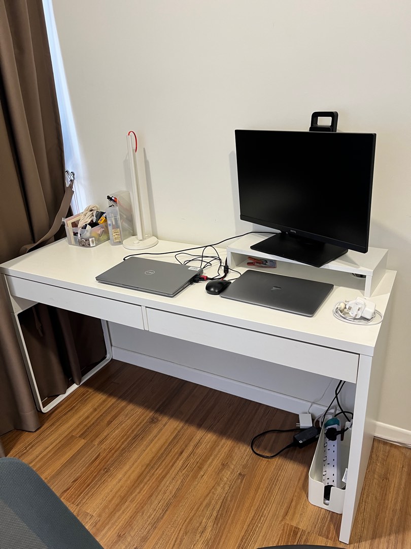 IKEA micke table 142x50cm, Furniture & Home Living, Furniture, Tables