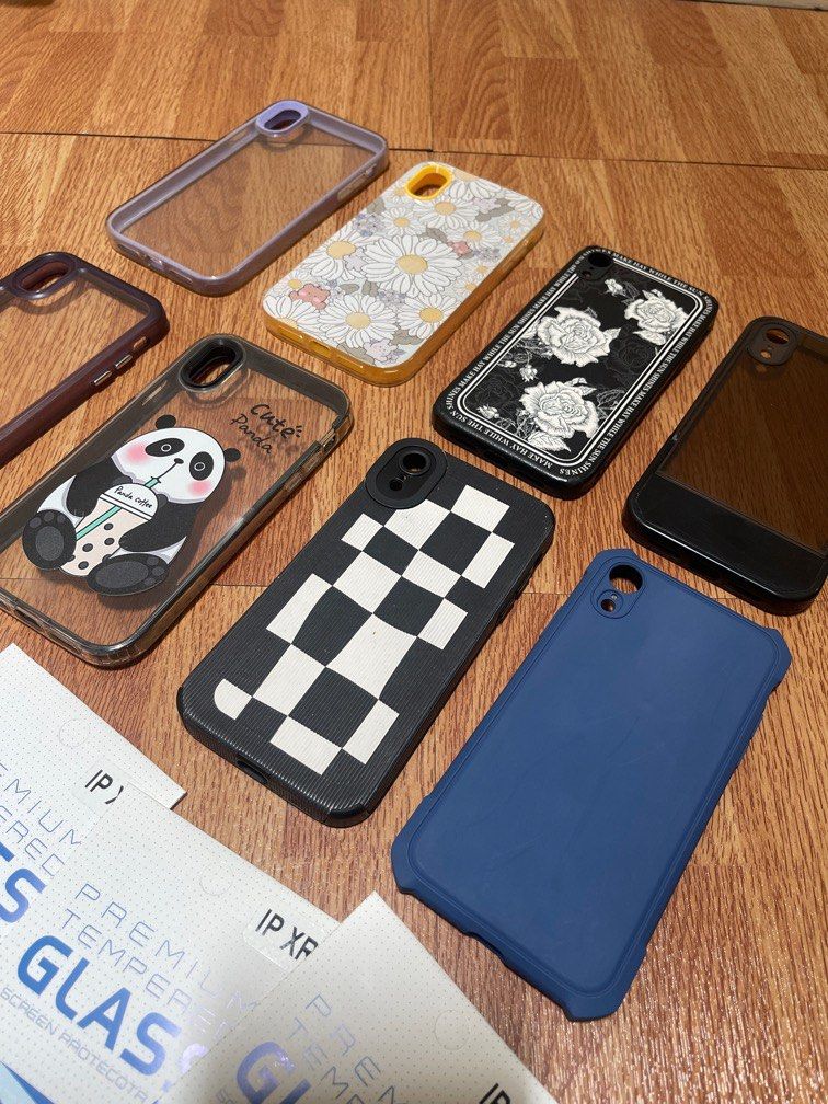 Iphone XR Case + New Tempered (Category: iPhone X Series) located in Malabon City. Submitted by nclbrcn (Listing ID 1239365153, Image 3). Description: 8 Preloved Iphone XR Cases 6 New Tempered Glass TAKE ALL.