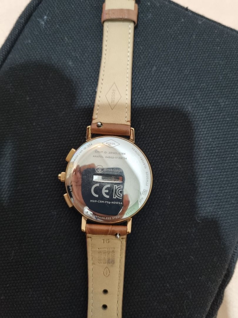 Jam Fossil Hybrid Smartwatch Harper Blush Leather