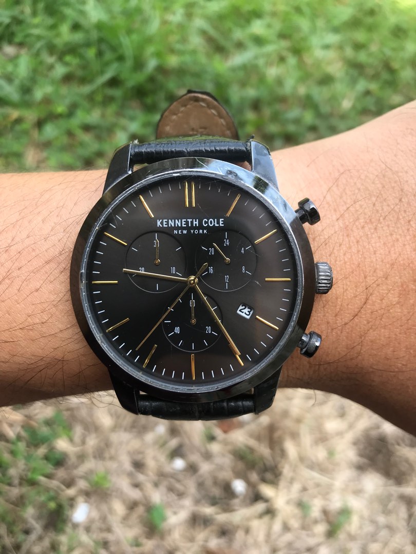 Jam Kenneth Cole Reaction Chronograph Watch Men s Fashion