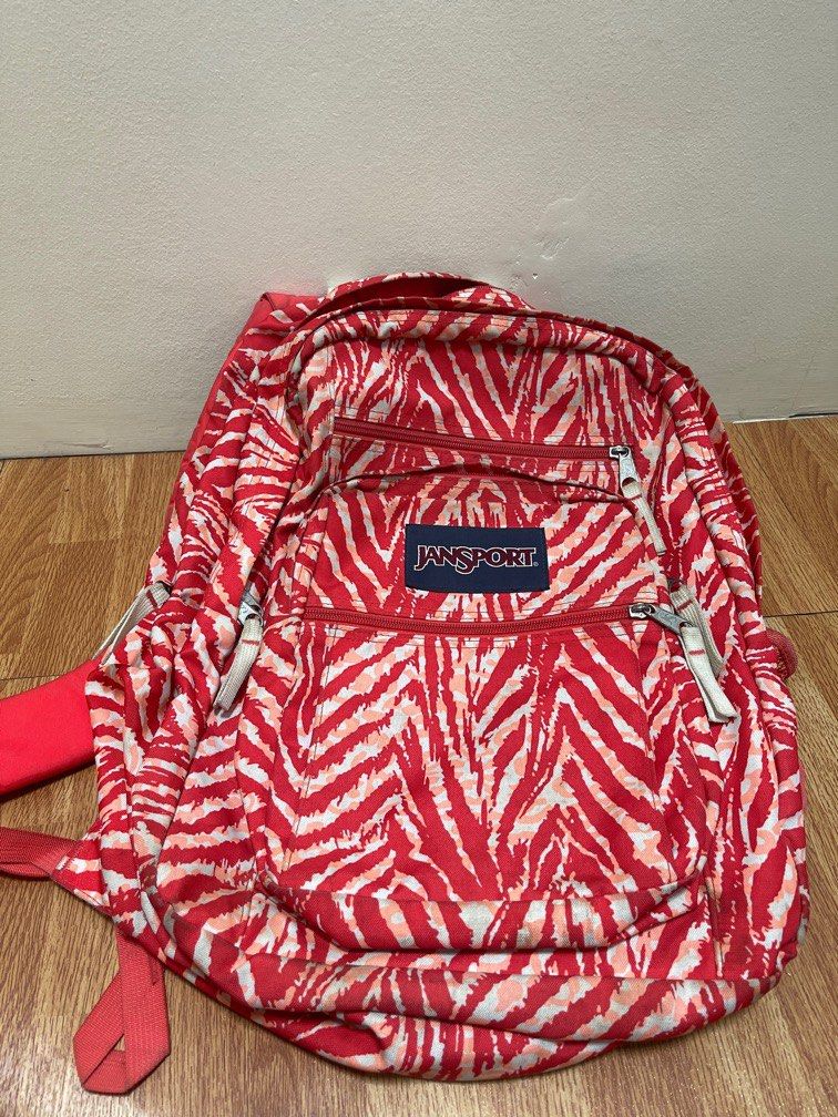 jansport backpack big student zebra Go big with the Big Student backpack Giveaway JanSport Big Student Computer