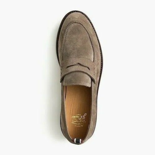 8 J.Crew Oar Strip Suede Loafers US 10D Alden Berwick LL