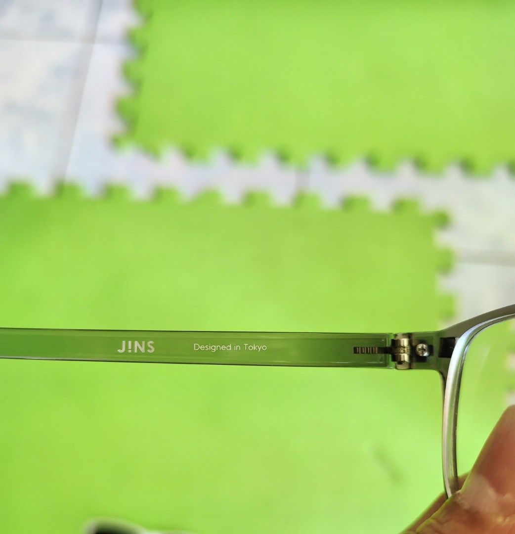 Jins eyeglasses with front switch frame on Carousell