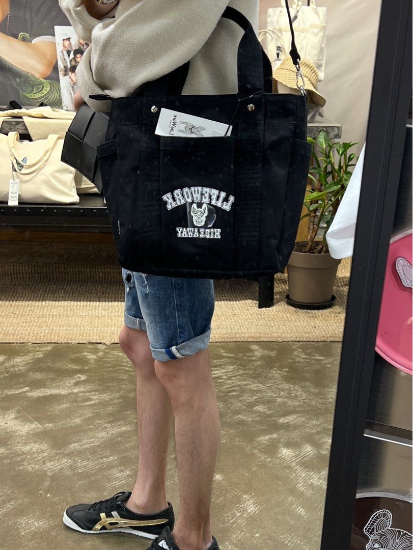 Korean canvas bag brand on sale