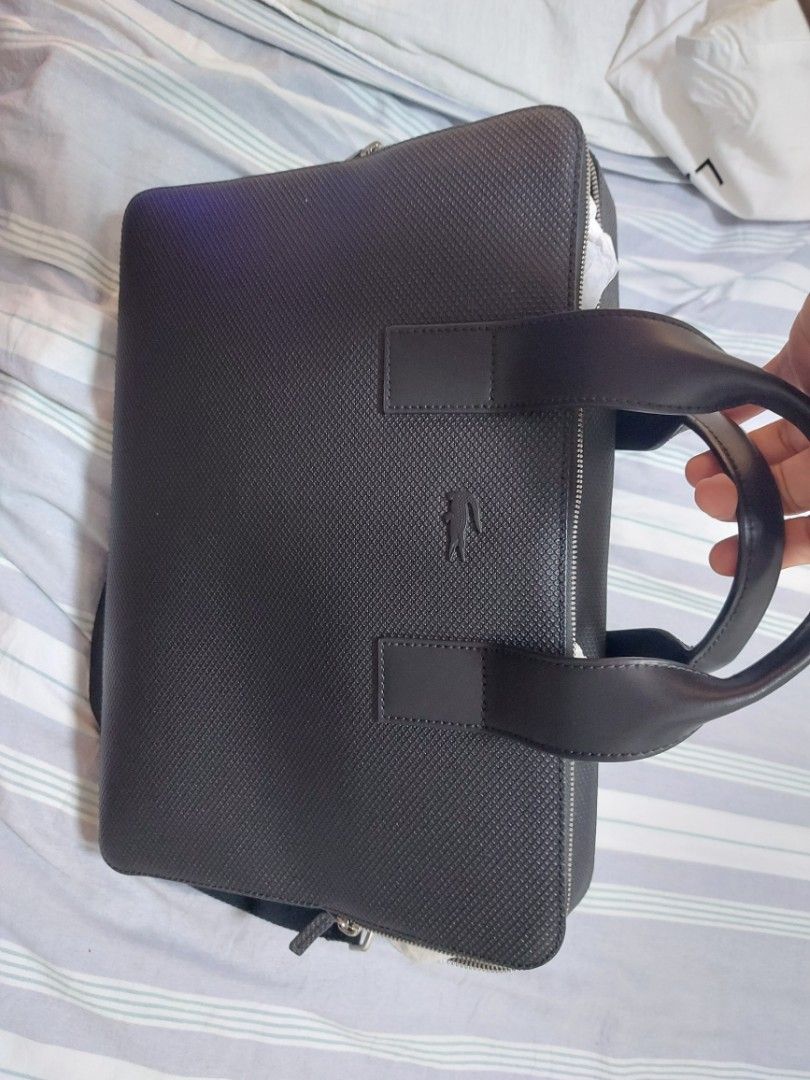 Lacoste men's chantaco computer bag sales