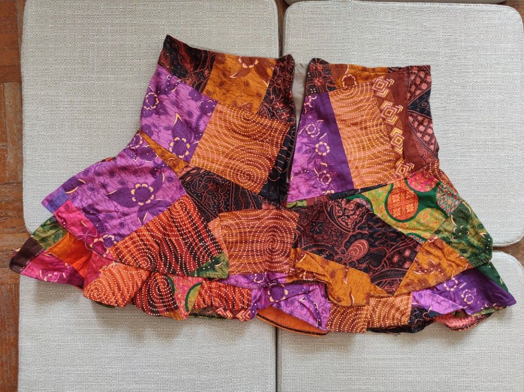 Contrast Stitching Hooded Windbreaker & Patchwork A-Line Skirt – ARCANA  ARCHIVE