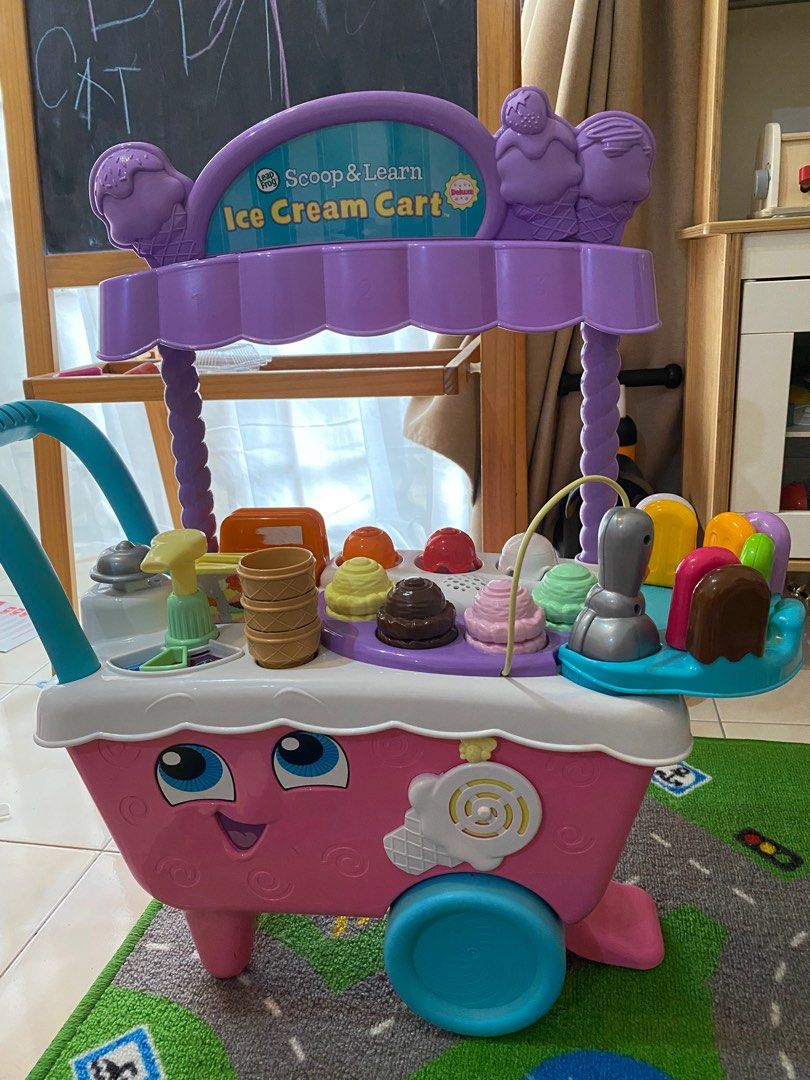 Leapfrog ice cream cart, Hobbies & Toys, Toys & Games on Carousell
